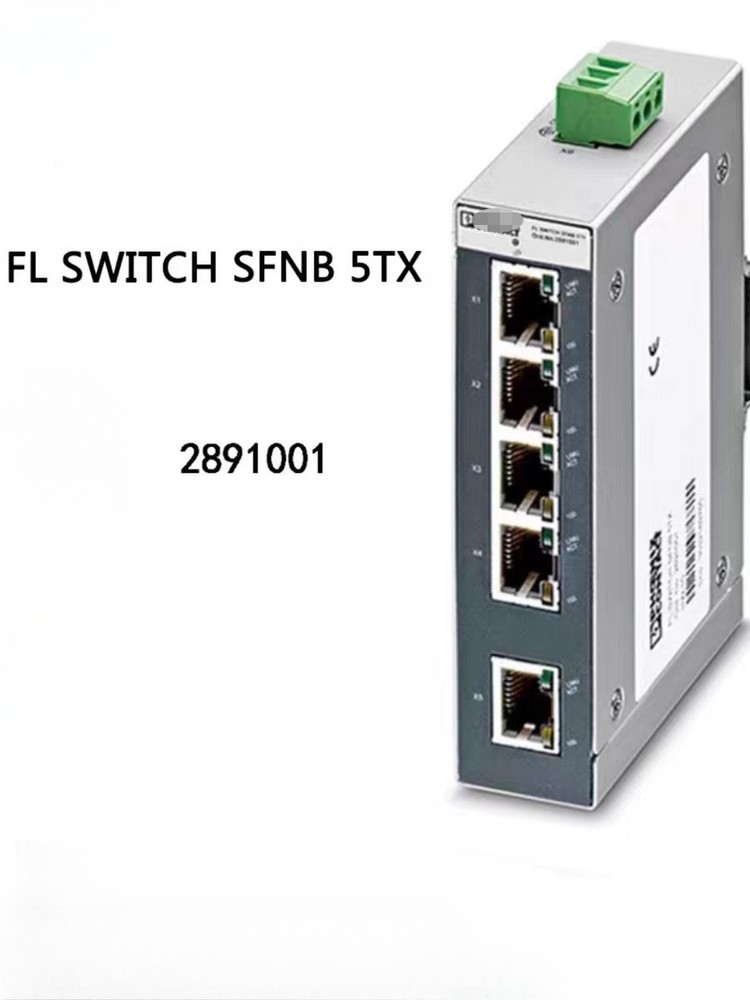 FOR PHOENIX CONTACT 2891001 Industrial Ethernet Switch – FL SWITCH SFNB 5 NEW