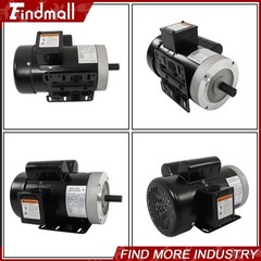 5HP Electric Motor 3450RPM Single Phase 208-230V 56C Frame 5/8″ Shaft 60HZ TEFC