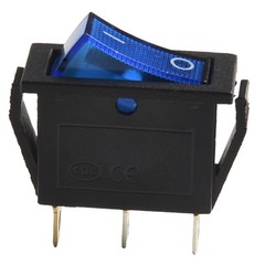 Rocker Switch Red/yellow/blue/green/black 3 Pins 31mm*14mm*35mm ABS/plastic