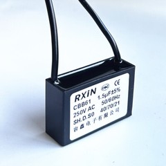 CBB61 250V Capacitor 2 wires 1/2/3/3.5/4/5/6/7/8/9/10/12/15/18/20/24/25/30 UF