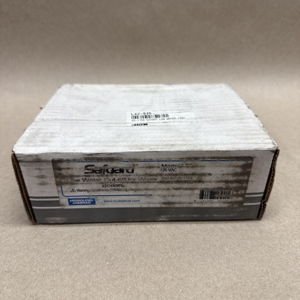 45-1150 HYDROLEVEL 1150 LWCO AUTOMATIC RESET FOR 120VAC WATER BOILER