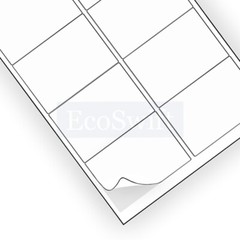 (16000) 4 x 2.5 EcoSwift Laser/Ink Address Shipping Adhesive Labels 8 per sheet