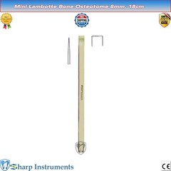 Mini Lambotte Bone Osteotome 8mm Blade 18cm Orthopaedic Surgical Sculptur Chisel