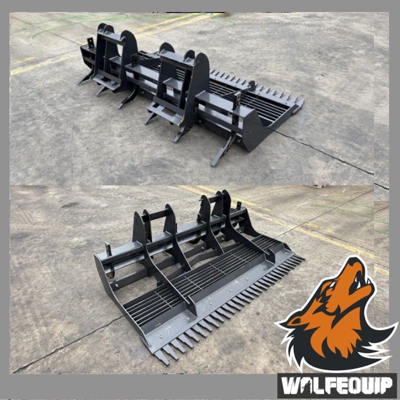 78″ Wolfequip Land Leveler Land Plane Planer Skid Steer Track Loader Attachment