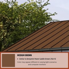Color Roof Sealant – Flat & Metal, Medium Brown, 1 Gallon | Elastomeric Roof …