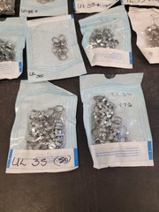 Molar Bands. Dental, Stainless, Various Sizes 300+ Count (Z8)