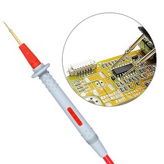 Multimeter Test Lead Kit with Push On Alligator Clip Mini Grabber Test Hook