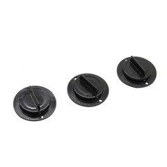 3-Pack Gas Can Spout Replacement Kit with Nozzles, Screw Collar & Vent Caps