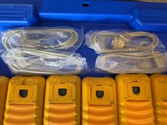 Lot Of 6 RSR Digital Multimeter, MAS-344 (6 Meters With 4 Cords Only) -Untested