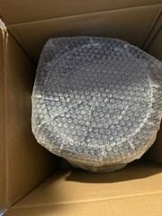 Heavy Duty Sump Basin with Lid,Perforated Sump Pump Bucket 13 x 11.4 x 15 Inch