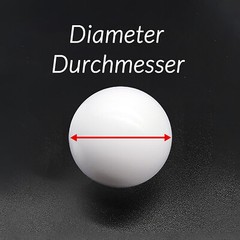 Solid PTFE Plastic White Balls 1mm 2mm 3mm 4mm 5mm 6mm 7mm 8mm 9mm 10mm – 63mm