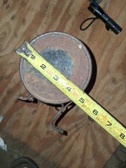 Briggs and stratton fuel tank. Round. Antique briggs