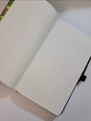 CADILLAC Notebook Journal Debossed Logo GM Notepad Hard Cover Vegan Italy Made