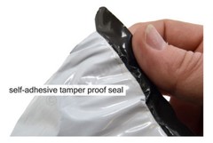 25-1000 POLY MAILER BAGS – HouseLabels – 2.35 MIL Thick White Shipping Envelopes