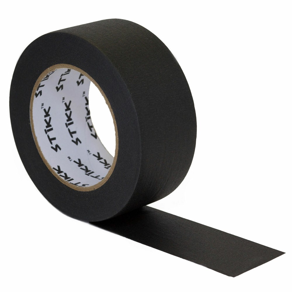 2″ inch x 60yd STIKK Black Painters Tape 14 Day Easy Removal Trim Edge Finishing