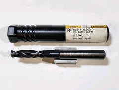 6.9mm / .271″ Dia. x 1″ DOC Solid Carbide Screw Machine Drill 8mm Shank 5514-6.9