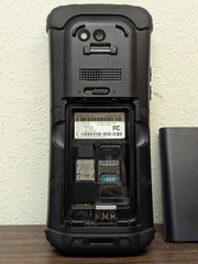 handheld NAUTIZ X8 compact rugged Android data collector; tested, works; reset