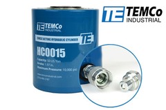TEMCo HC0015 – Hydraulic Cylinder Ram Single Acting 50 TON 2″ Inch Stroke