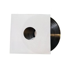 50 – Pack White Paper Vinyl Record Inner Sleeves 12-Inch LP Album