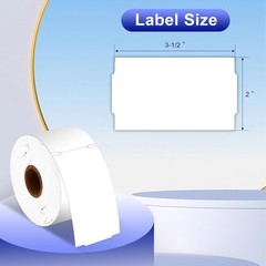 10 Rolls 30374 Non-Adhesive Appointment Business 300 Card for LW 2” x 3 1/2”