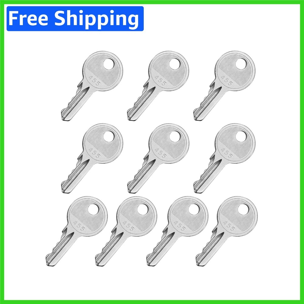 Versatile 10-Pack 455 Keys for Scissor Lifts – Compatible with Multiple Brands