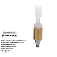 Dental fit Zest Locator Abutment Removable for STRAUMANN Tissue Level RN Implant
