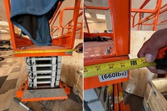 FREE SHIPPING NEW 5 STAR 19 FEET MAX LIFT ELECTRIC SCISSOR LIFT MAN LIFT
