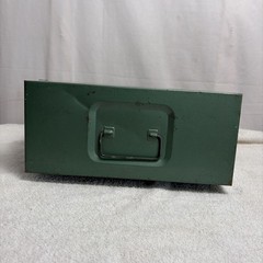 Vintage Porta File Box Metal File Storage Home Office Organizer Key Under Label!