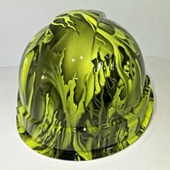 CAP STYLE Hard Hat custom hydro dipped , NEW ACE OF SKULLS , ACES HIGH , NEW