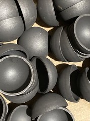 Hot Rolled Steel Half Sphere / Balls Cap Dome 1 -1/2” 10 Pieces