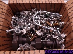 59 lbs: MIXED LOT OF BOLTS, NUTS, WASHERS & LOCK WASHERS, many types and styles