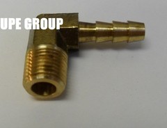 3/16 HOSE BARB ELBOW X 1/8 MALE NPT Brass Pipe Fitting Thread Gas Fuel Water Air