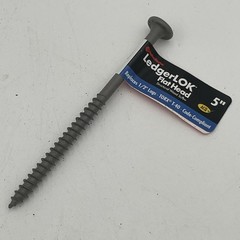 NEW!! 44-Pack FastenMaster LedgerLOK 5” Flat Head Structural Wood Screws