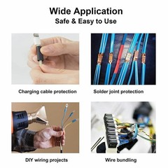 270PC Heat Shrink Glue Linned Dual Wall Adhesive Wire Cable Sleeve Tube 3:1 Kits