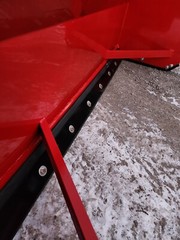 7′ Bobcat Skid Steer Snow Pusher Box Commercial 30″ Tall Plow CAT Case Protech