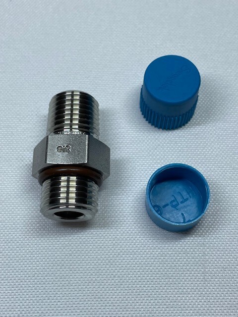 Swagelok SS-6-SAE-1-4 Pipe Fitting 1/4 in MNPT to 9/16-18 Male Straight Thread