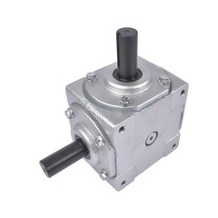 NEW 90 Degree Speed Ratio 1:1 CW/CW Right Angle Bevel Gearbox w/ 2 Keyed Shafts