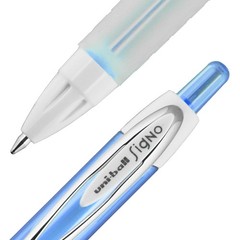 uniball 207 Fashion Retractable Gel Pen, Medium Point (0.7mm), Blue Ink, 6 Pens
