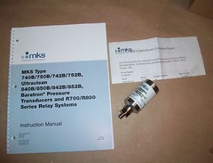 MKS Baratron Pressure Transducer 750B33PFE2GA 3000psia UNUSED