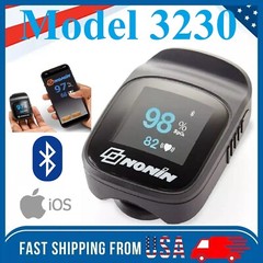 Nonin 02 SpO2 meter Model 3230 Bluetooth Smart Pulse Oximeter- 100% + reviews