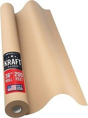 Bryco Goods 36″ x 200′ Brown Kraft Paper Roll Made in USA #R025