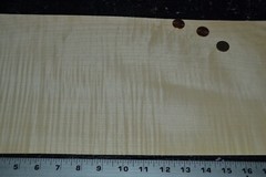 Curly Maple Raw Wood Veneer Sheet 8.5 x 21 inches 1/42nd 4665-91