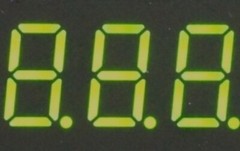 Lite-On Common Cathode 3-Digit 7-Segment Green LED Display 22 Pack