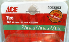 ACE Tee Compression, 7/8″ X 7/8″ X 7/8″ (4063863) FS