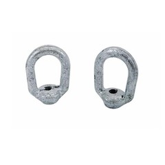 2Pc Galvanized EYE NUT 1/4″ Bail 1/4″ Tap Thread Drop Forged Carbon Steel 520 Lb