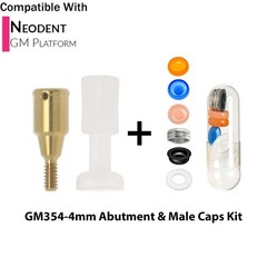 Overdenture Locator Abutment 1-6.0mm GH Male Cap Inserts For NEODENT GRAND MORSE