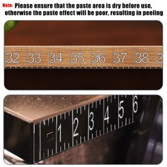 6 Pcs Fish Ruler Decal Measuring Tape Sticker 42 Inch, as picture shown