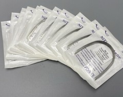 Dental Orthodontic Arch wire Super elastic Ni-Ti Round Rectangular Natural Form