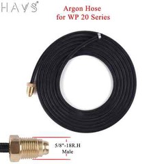 3.8m(12.5ft)/7.6m(25ft) TIG Torch Argon-Cooled Hose for WP 20 w/ 5/8″-18R.H