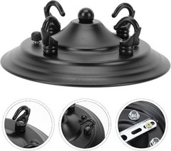 Creative Multi Hook Ceiling Plate Chandelier Pendant Light Fixture Holder